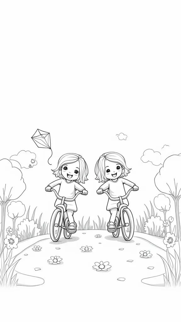 twins coloring pages